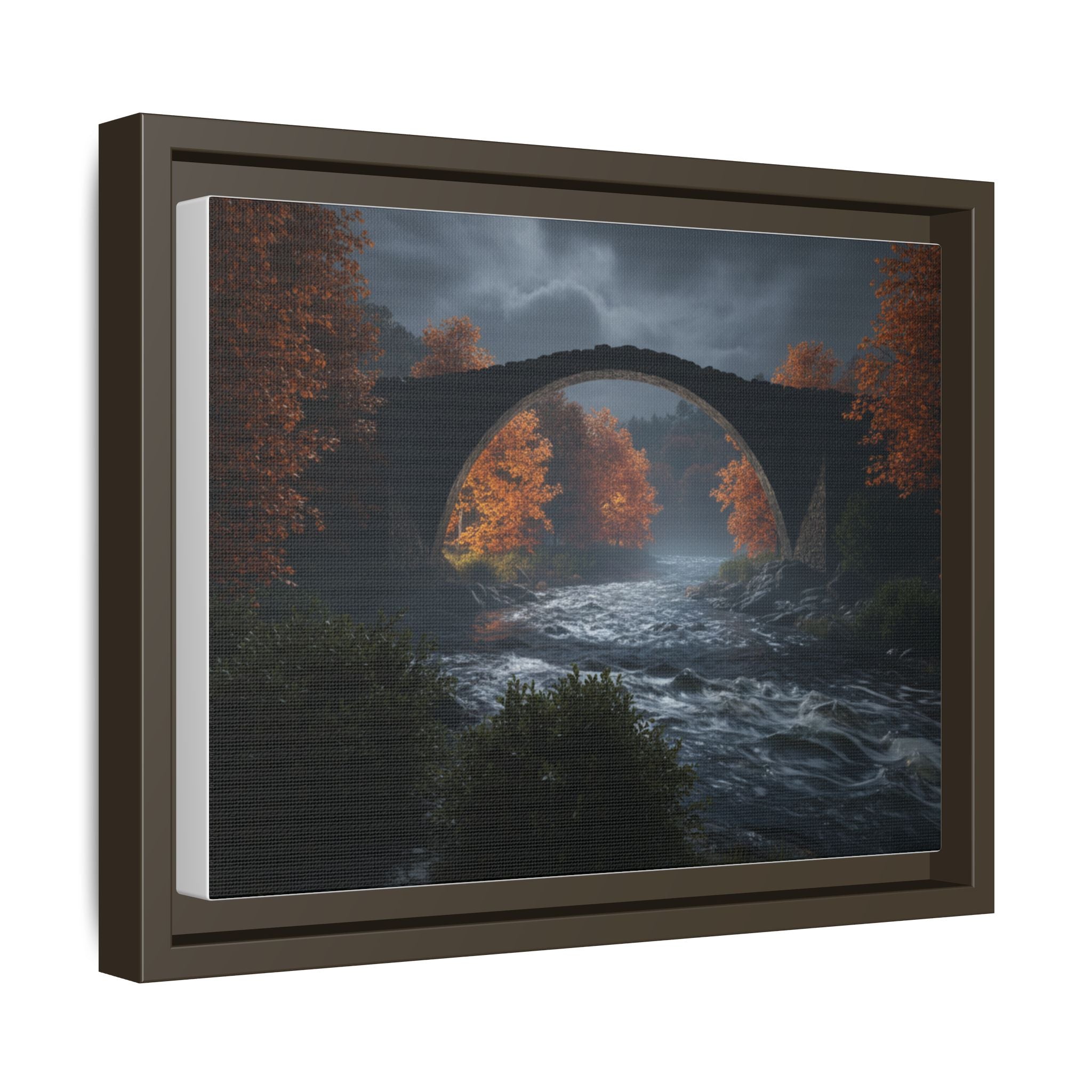 Framed Matte Canvas Print — Devil's Bridge