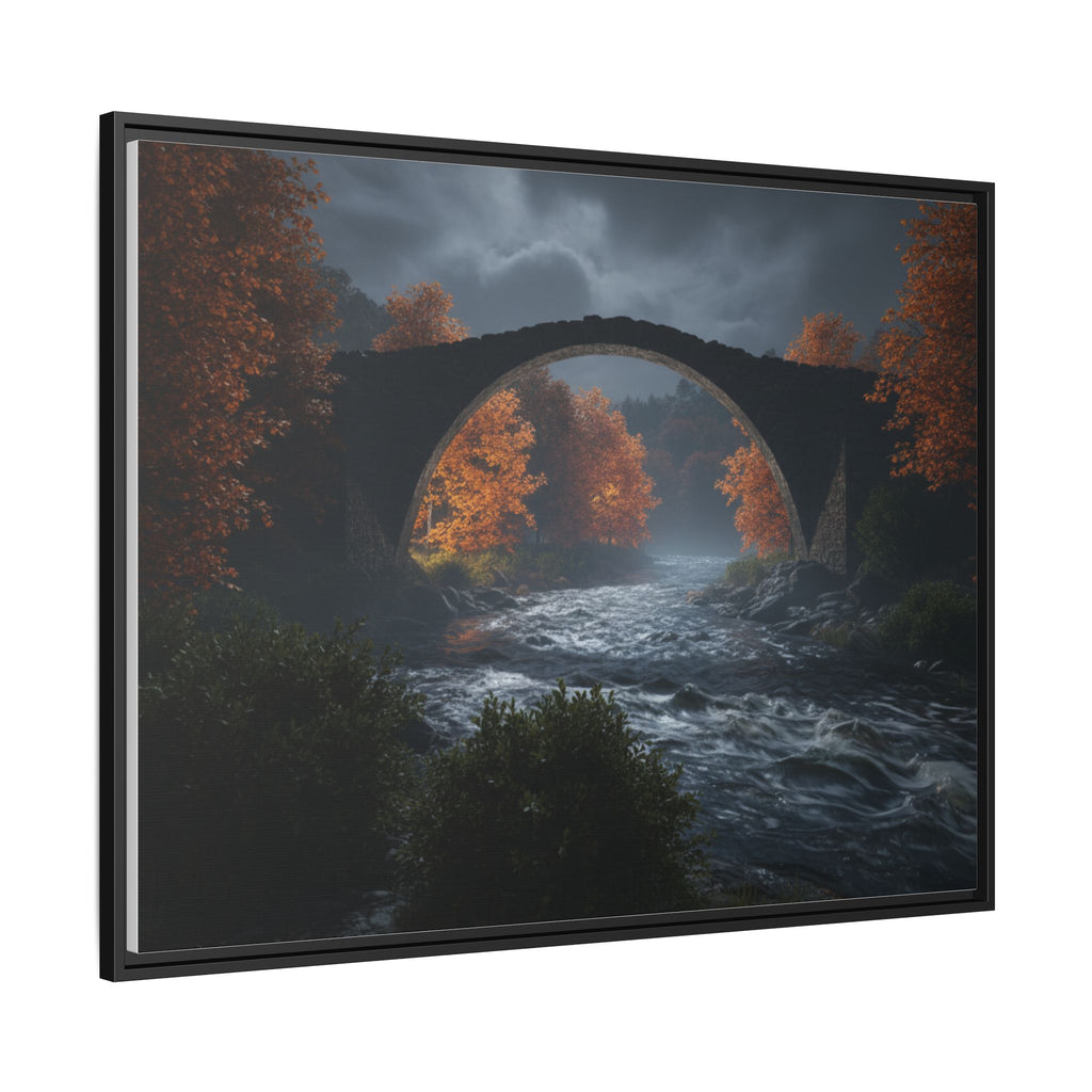 Framed Matte Canvas Print — Devil's Bridge