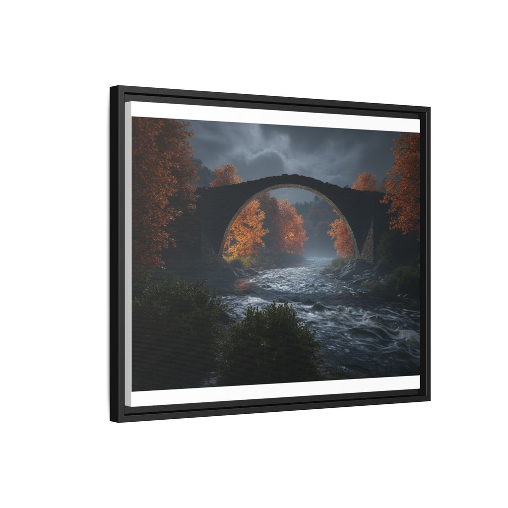 Framed Matte Canvas Print — Devil's Bridge