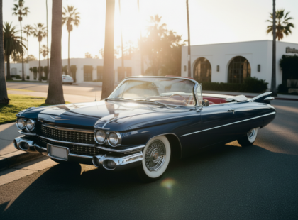 Cadillac 59' Mörk Blå