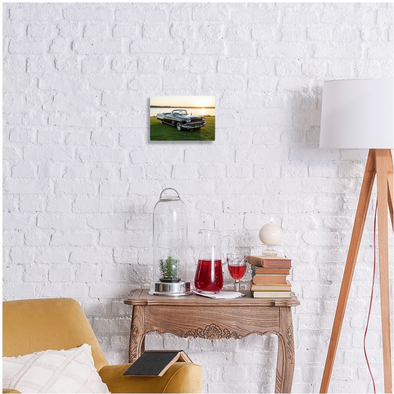 Metalltryck Pontiac Bonneville Convertible 58'