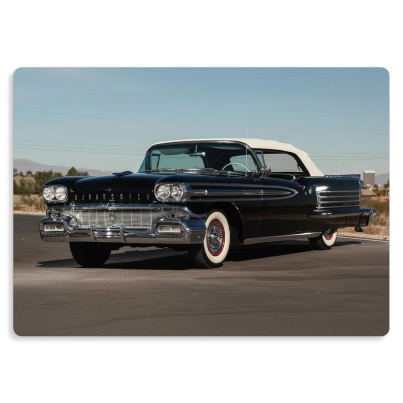 Metalltryck Pontiac Bonneville Convertible 58'