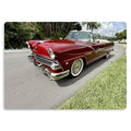 Metalltryck Ford Fairlane Convertible 58'