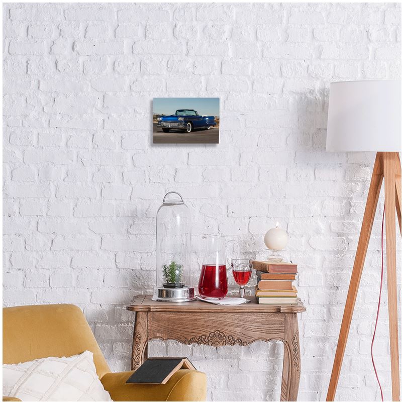 Metalltryck Pontiac Bonneville Convertible 58'