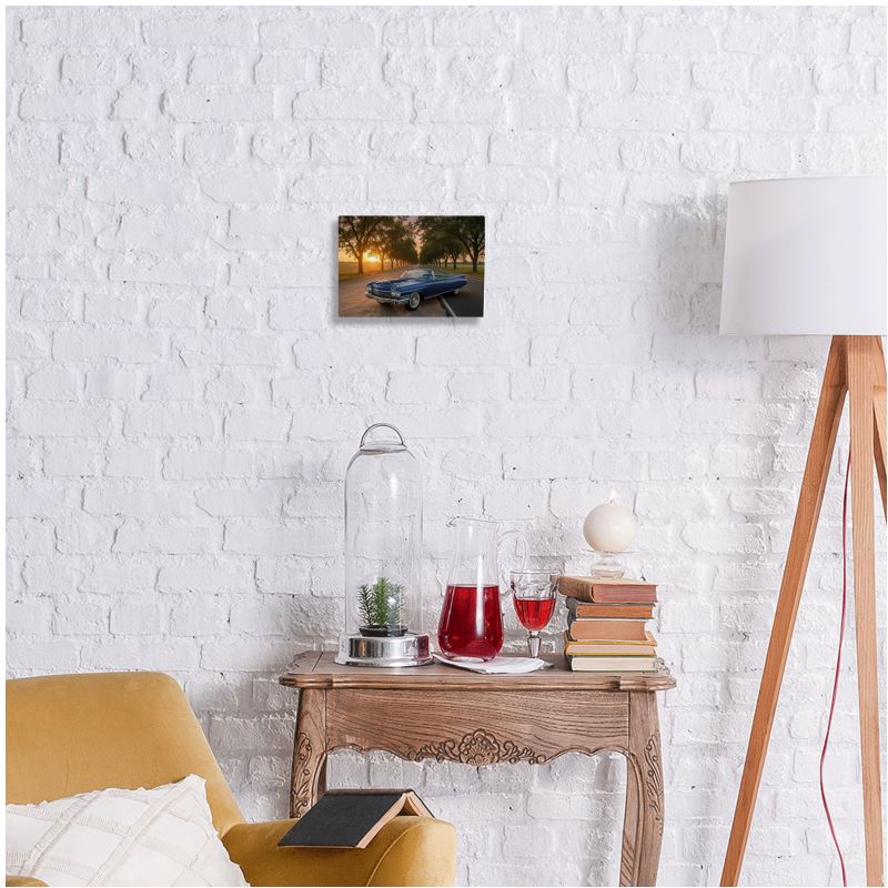 Metalltryck Cadillac Eldorado Biarritz 60 mörkblå