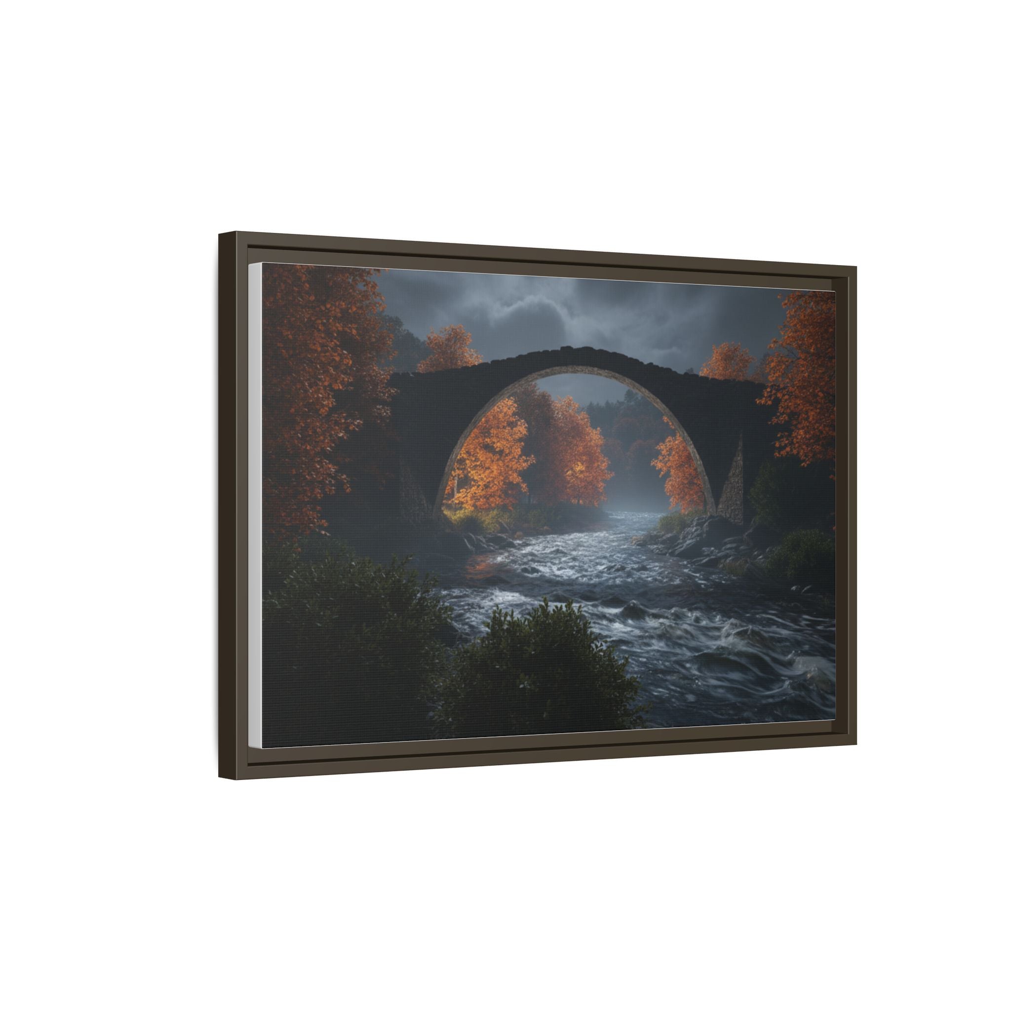 Framed Matte Canvas Print — Devil's Bridge