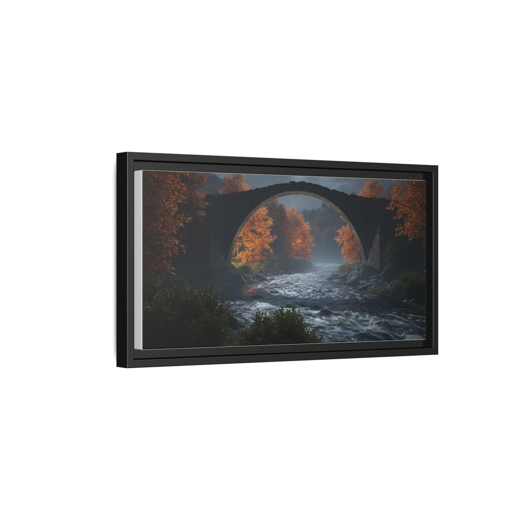 Framed Matte Canvas Print — Devil's Bridge