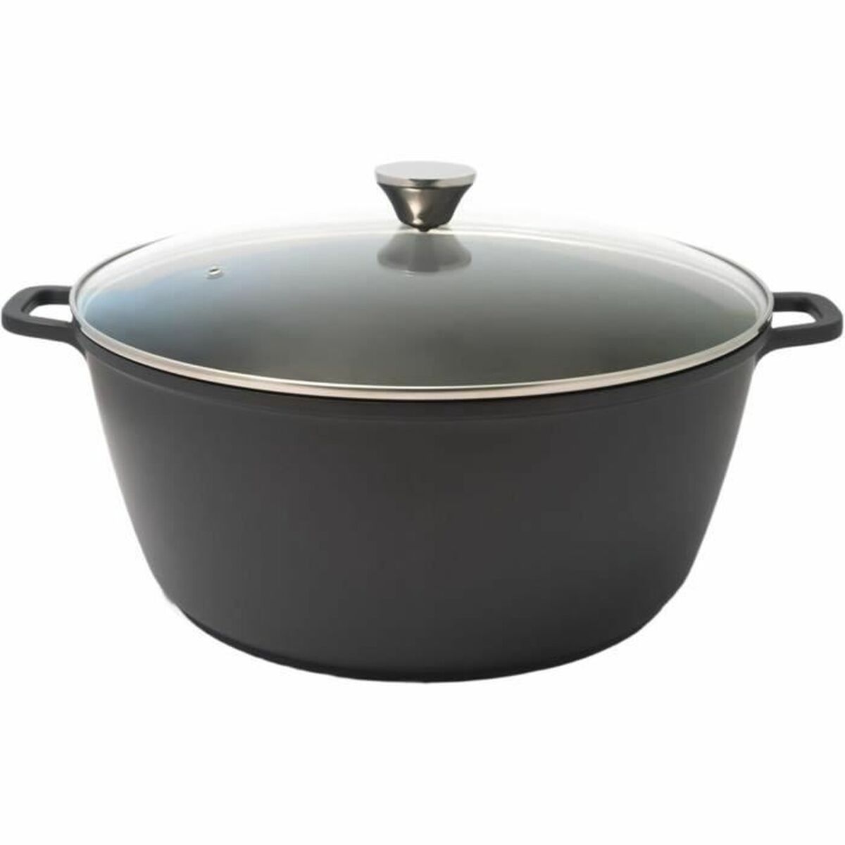Casserole with lid Baumalu Black 13,4 L 36 cm 38 x 19 x 38 cm Ø 36 cm-0
