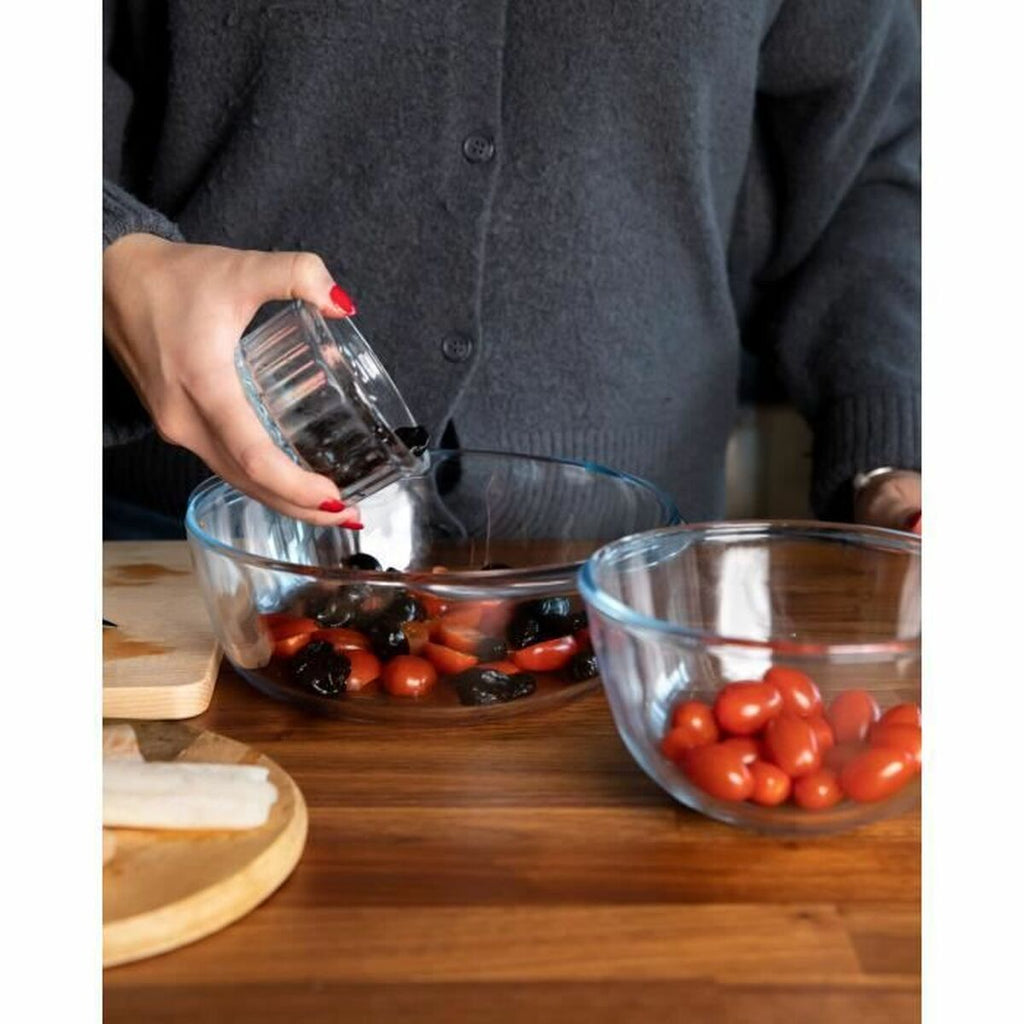 Casserole with lid Pyrex Essentials 23 x 11 x 27 cm Transparent Glass 32 L-9