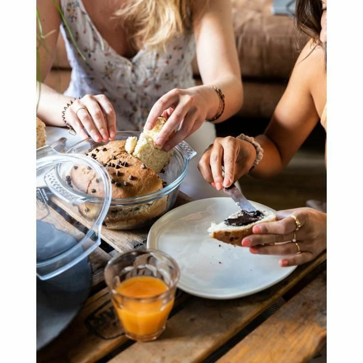 Casserole Pyrex Transparent 1,6 L 24 x 20 x 11 cm Ø 27 cm-2