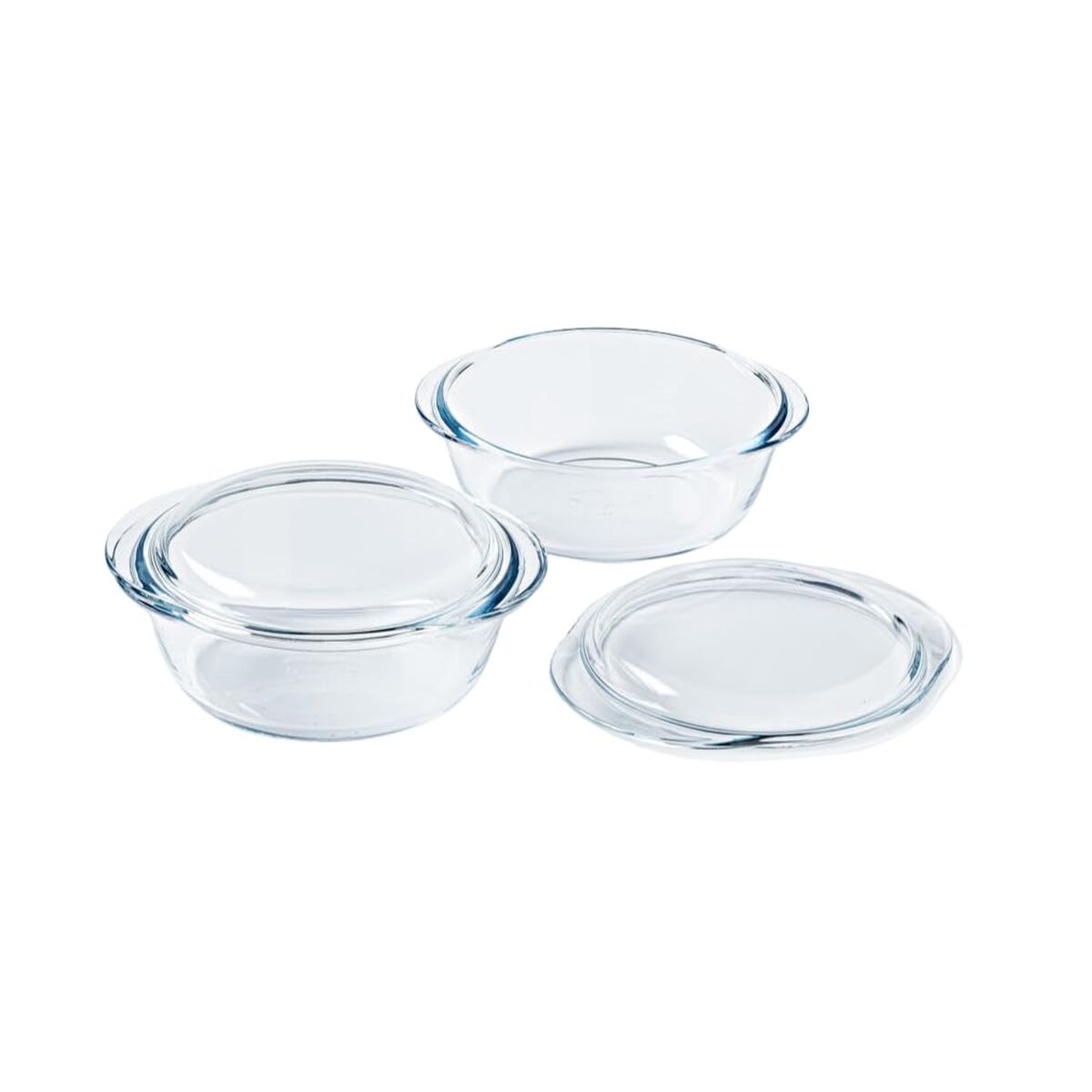 Saucepan Pyrex Transparent 25 x 20 x 27 cm 2 Units-1