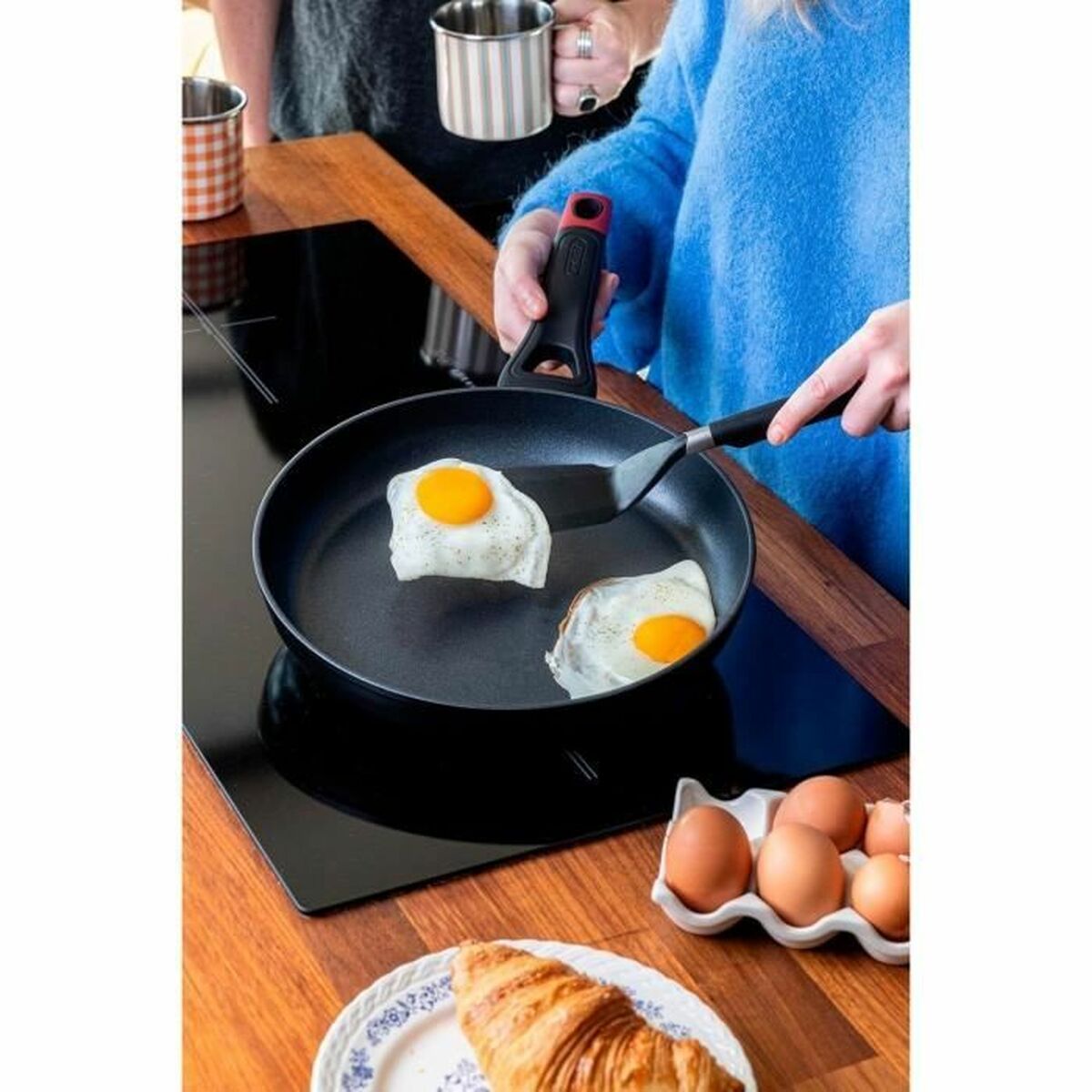 Pan Pyrex Aluminium Toughened aluminium Ø 30 cm-3