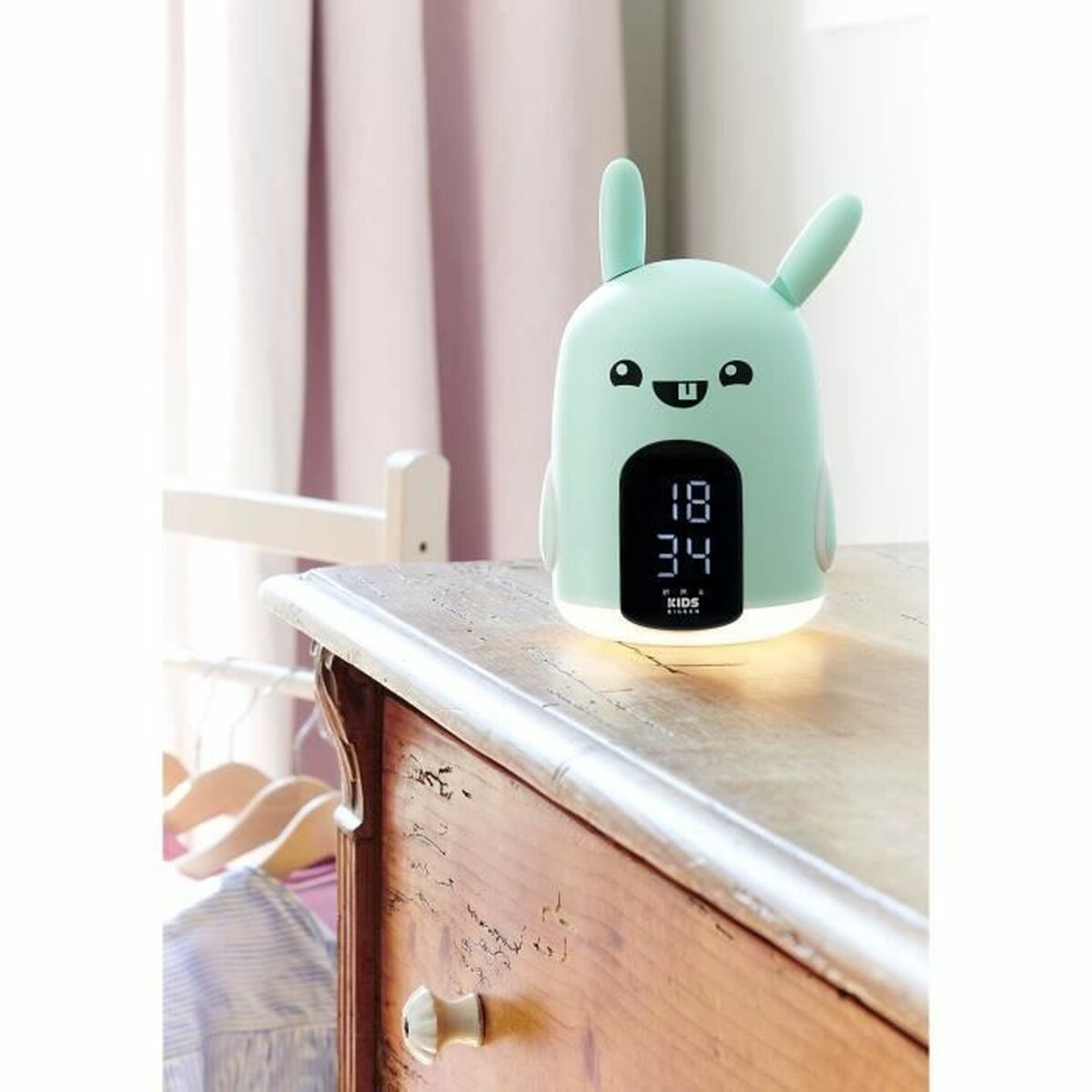 Alarm Clock Bigben Turquoise Rabbit-3