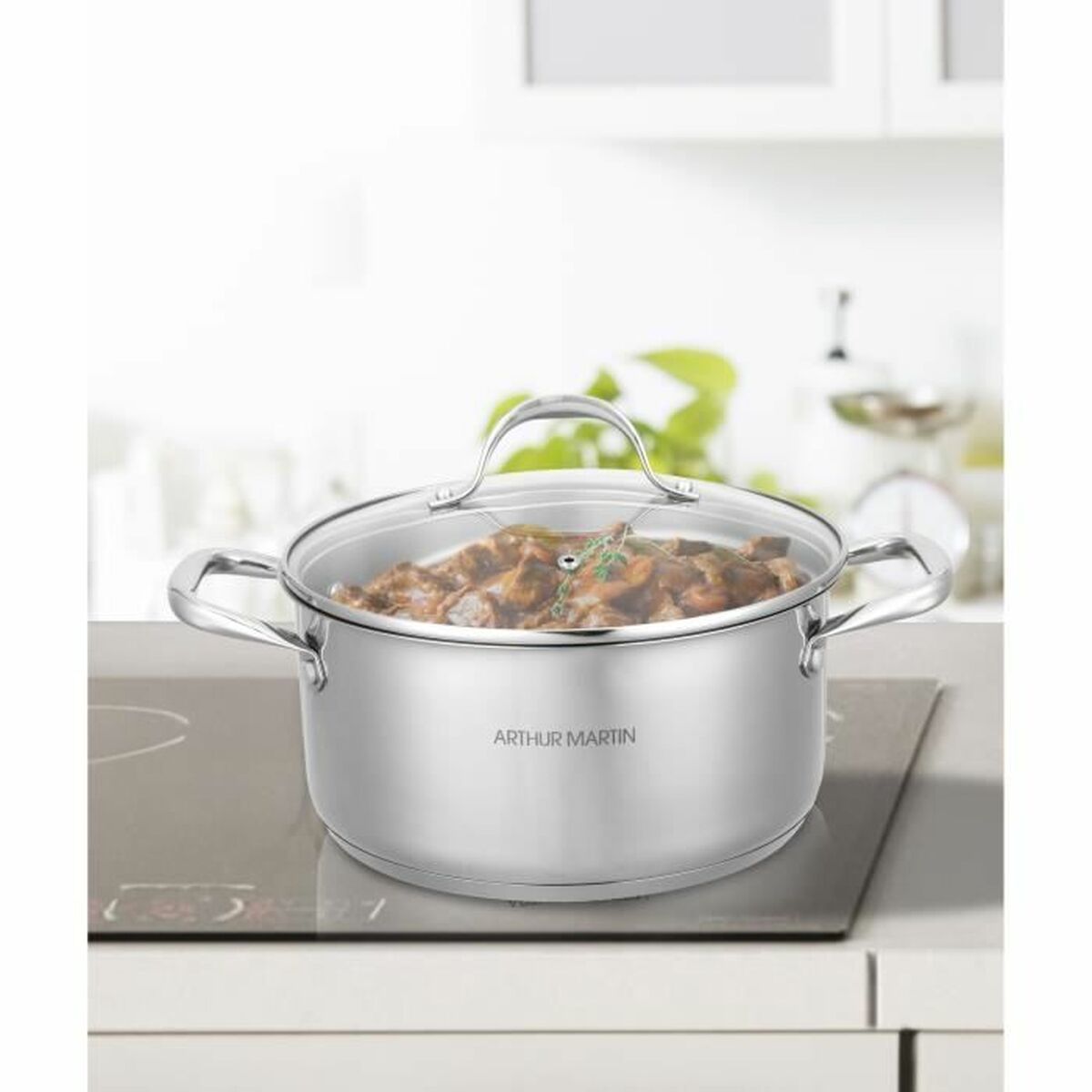 Casserole with Lid Arthur Martin AM2513 Ø 28 cm-1