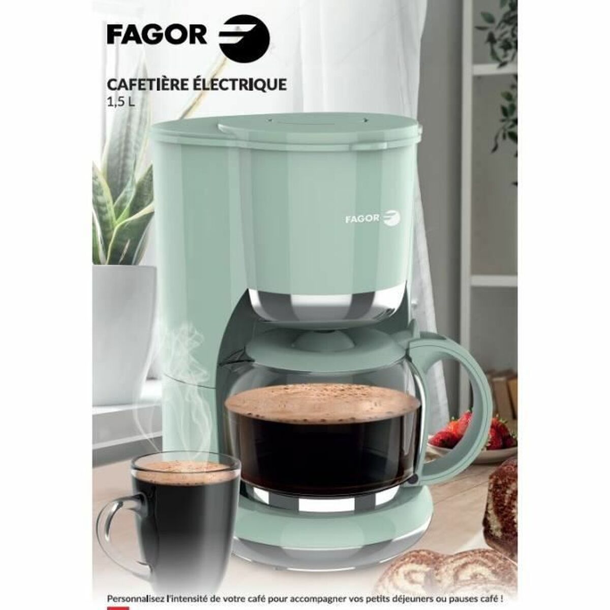 Drip Coffee Machine Fagor FG1560 1,5 L 12 Cups-4