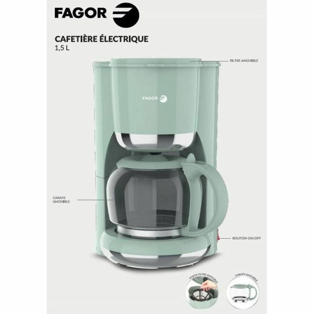 Drip Coffee Machine Fagor FG1560 1,5 L 12 Cups-1
