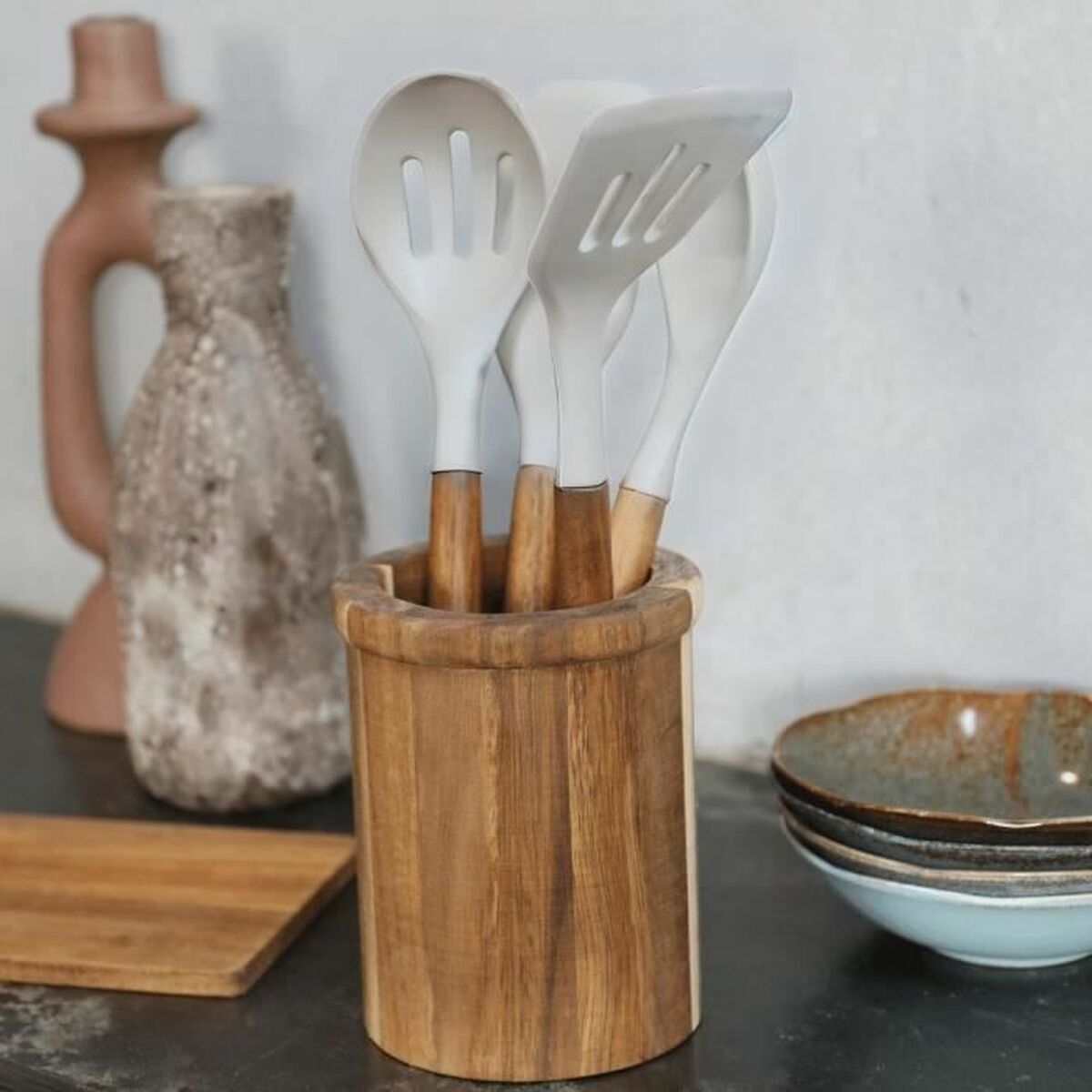 Kitchen Utensils Set Livoo MES153G White 5 Pieces (4 Units)-1