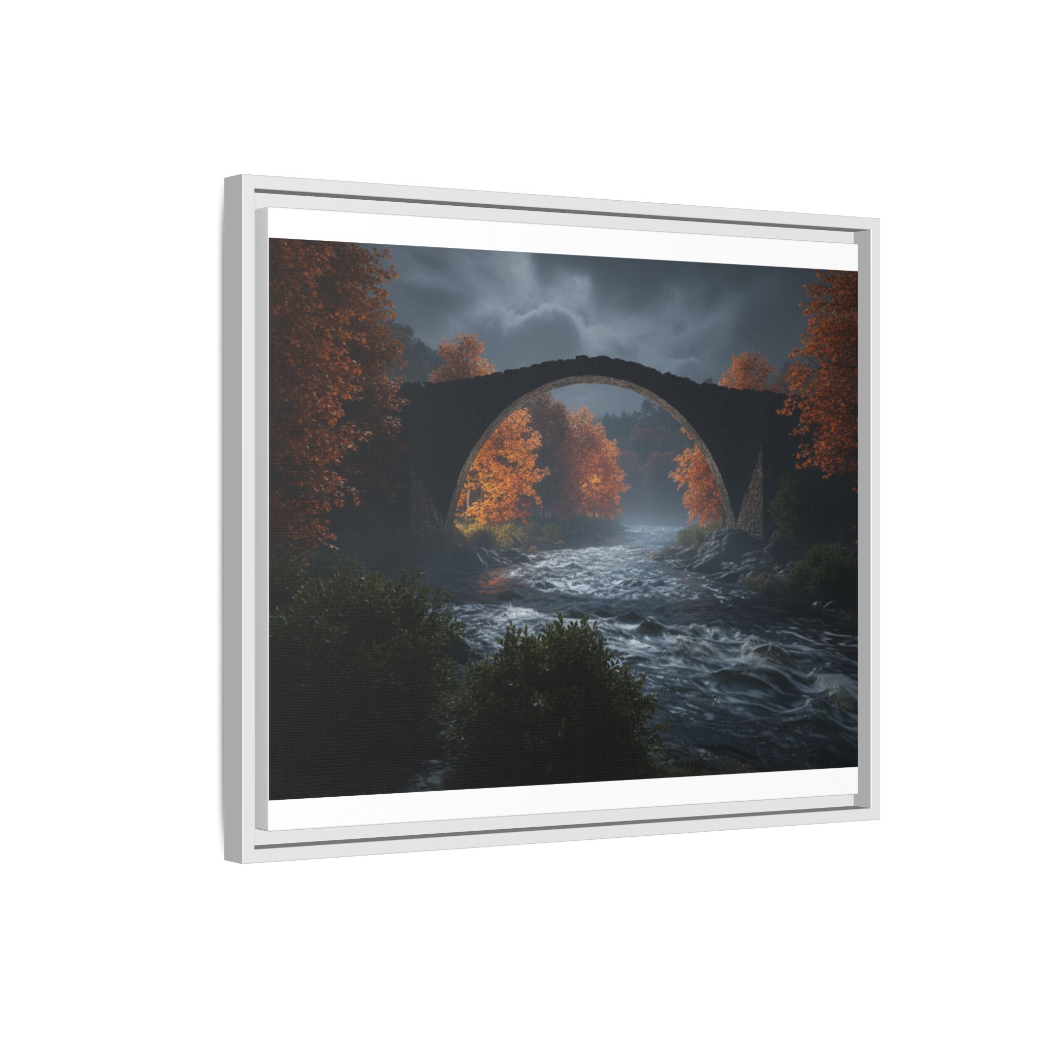 Framed Matte Canvas Print — Devil's Bridge