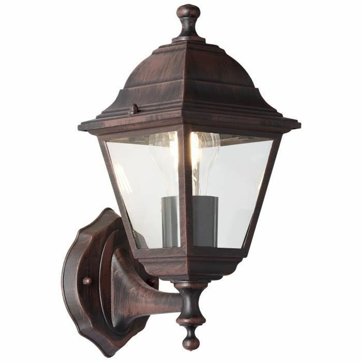 Garden Lantern Brilliant Nissie Orange Black oxide 60 W E27 Exterior-0