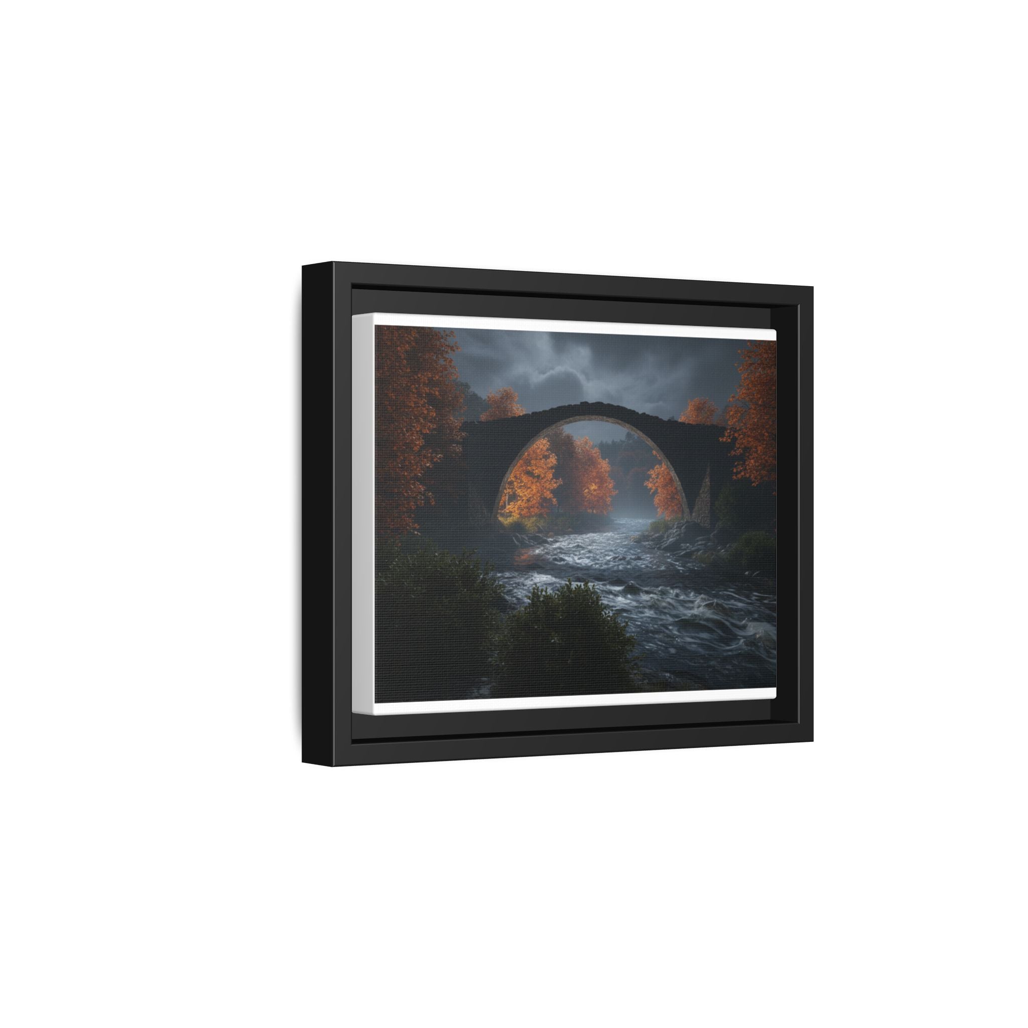 Framed Matte Canvas Print — Devil's Bridge