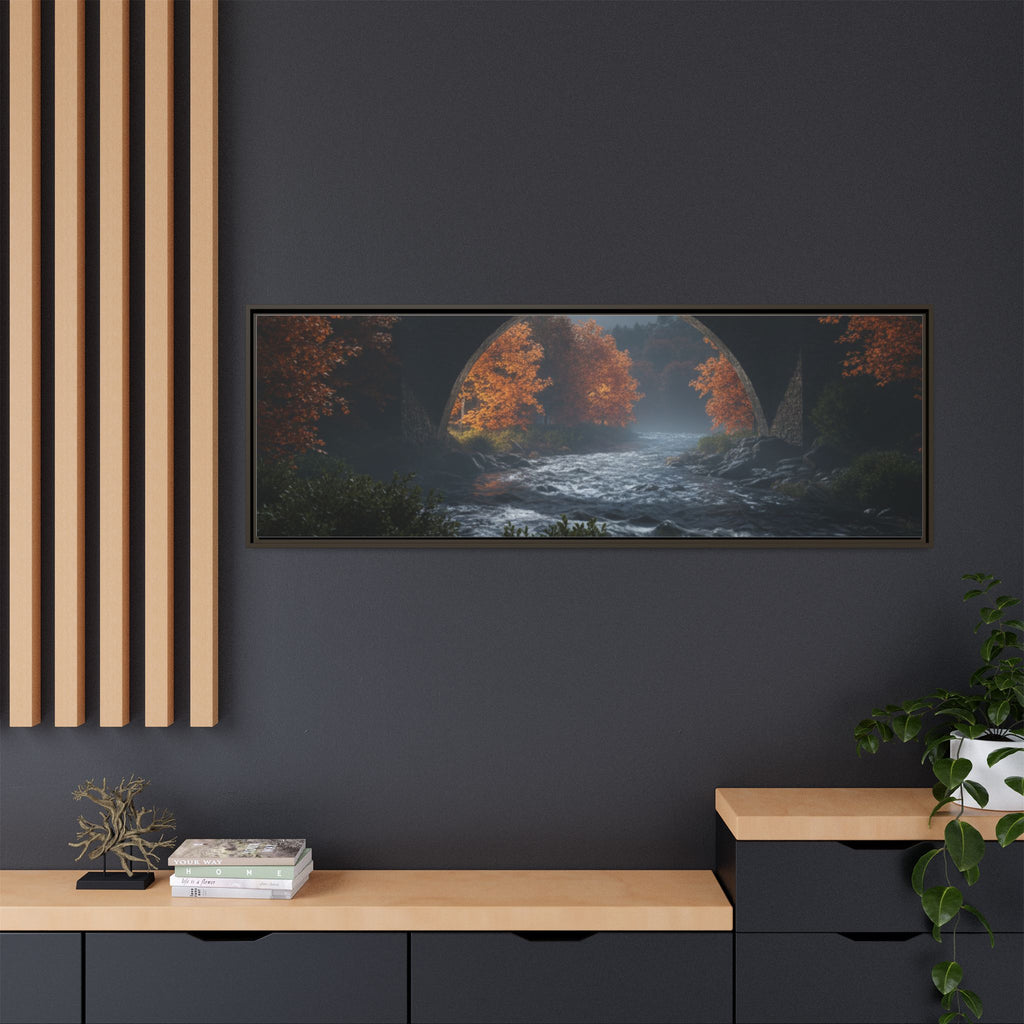 Framed Matte Canvas Print — Devil's Bridge