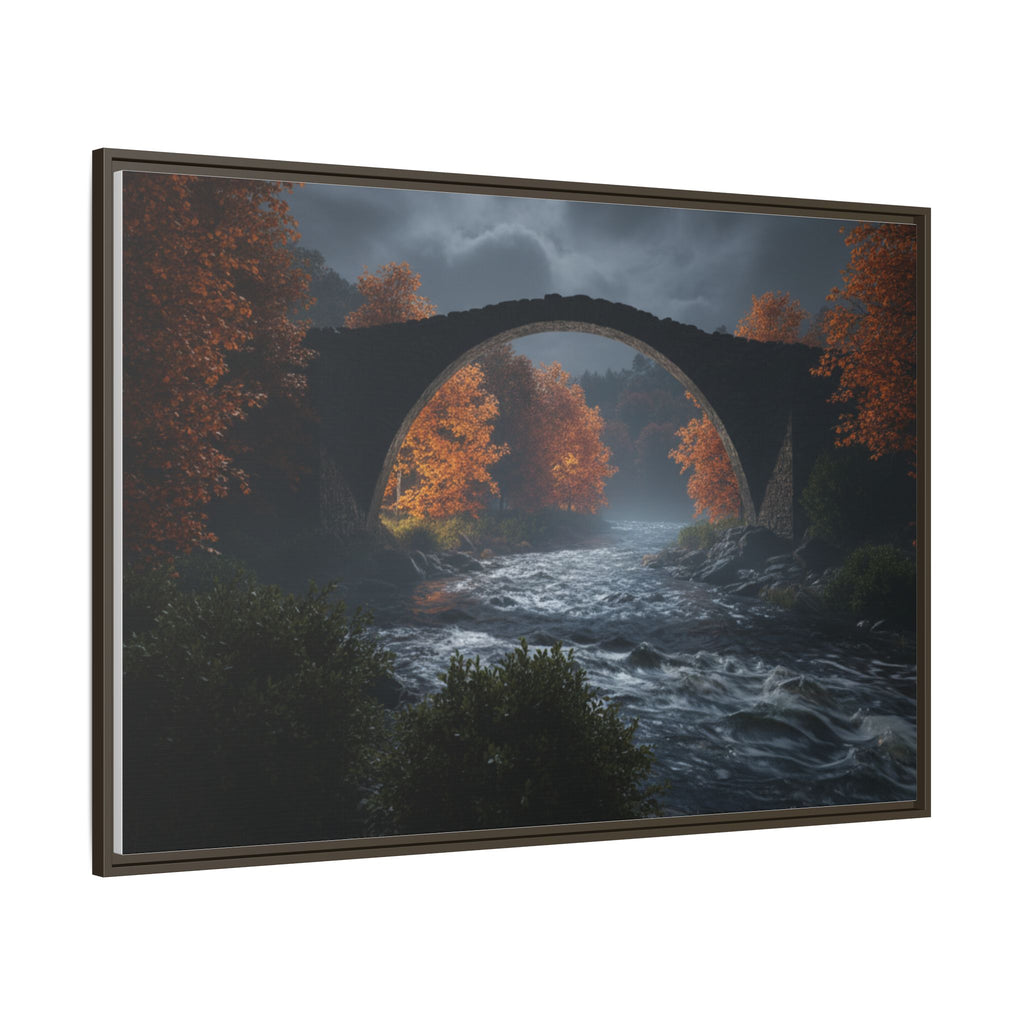 Framed Matte Canvas Print — Devil's Bridge