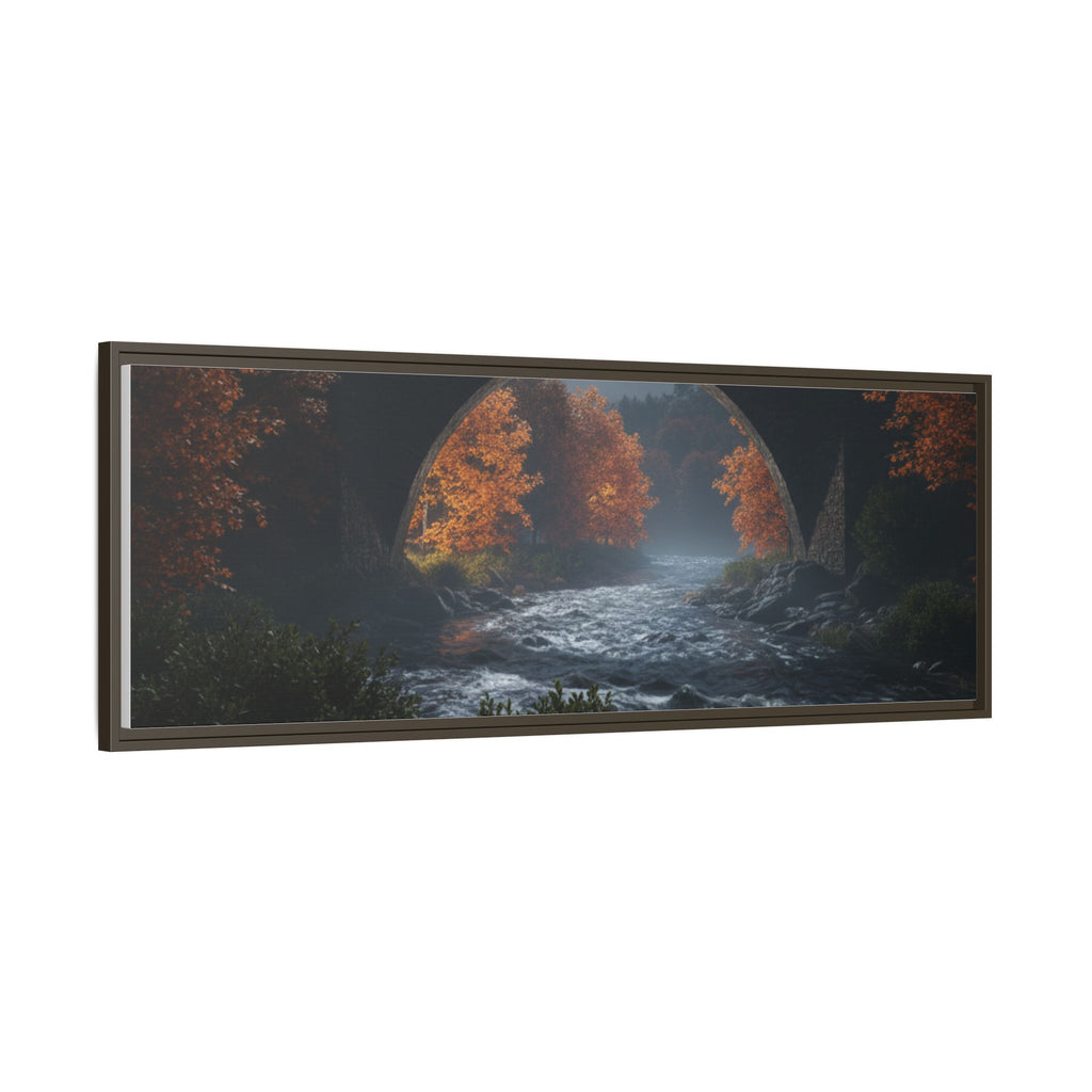 Framed Matte Canvas Print — Devil's Bridge