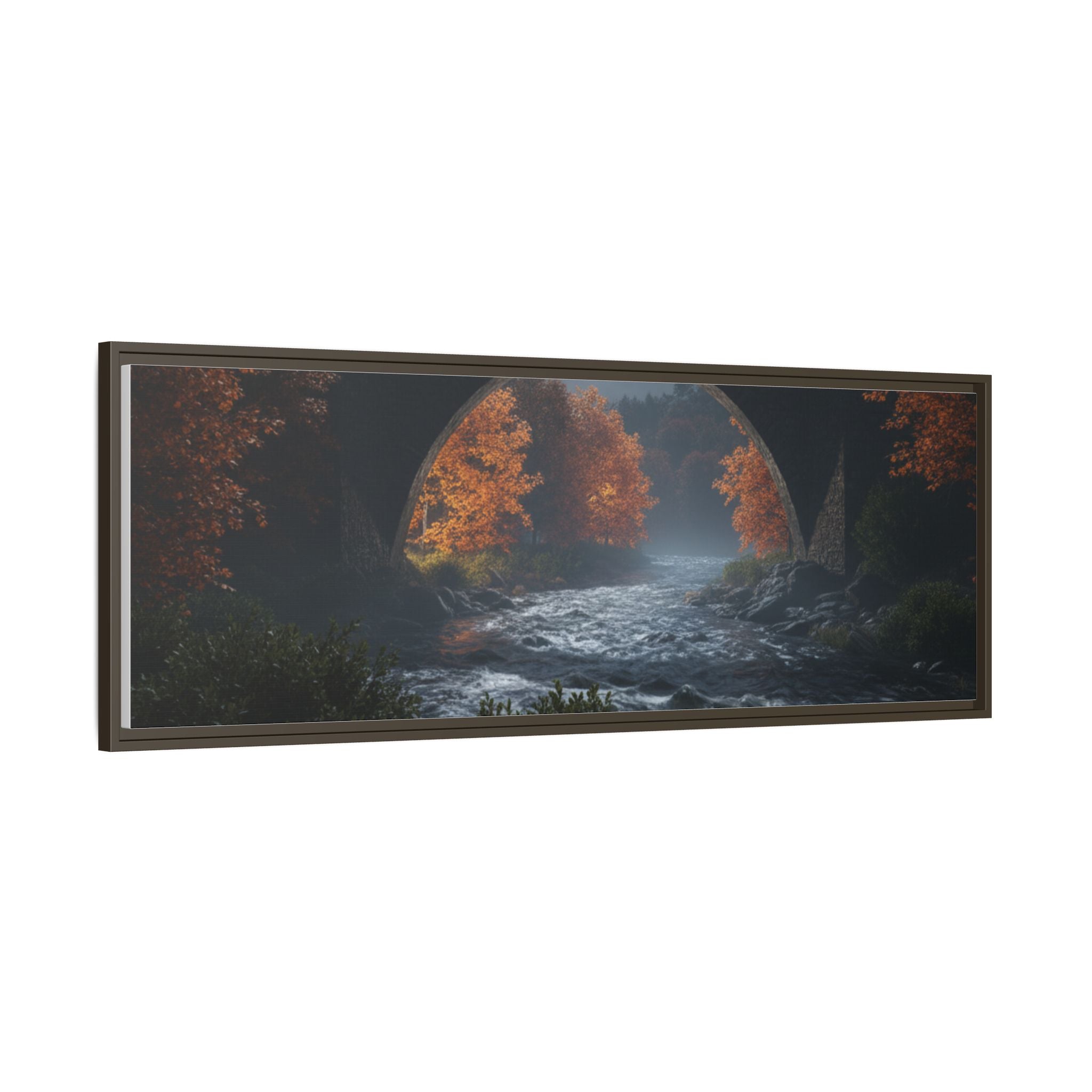 Framed Matte Canvas Print — Devil's Bridge