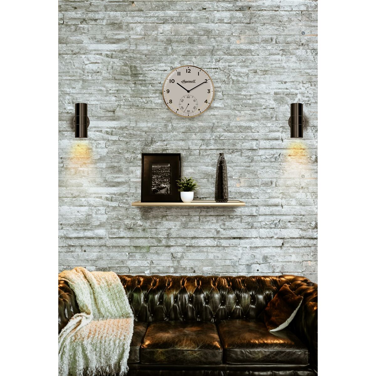 Wall Clock Ingersoll 1892 IC003GW White-3