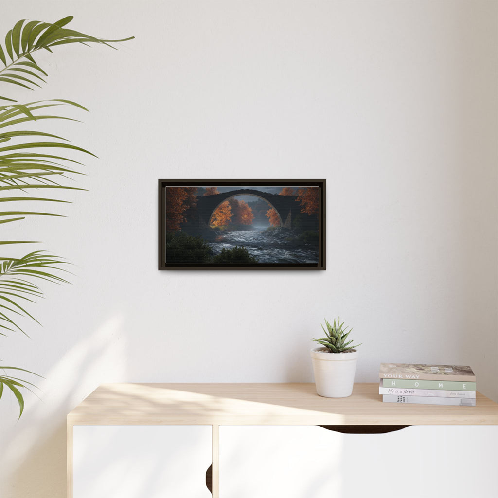 Framed Matte Canvas Print — Devil's Bridge