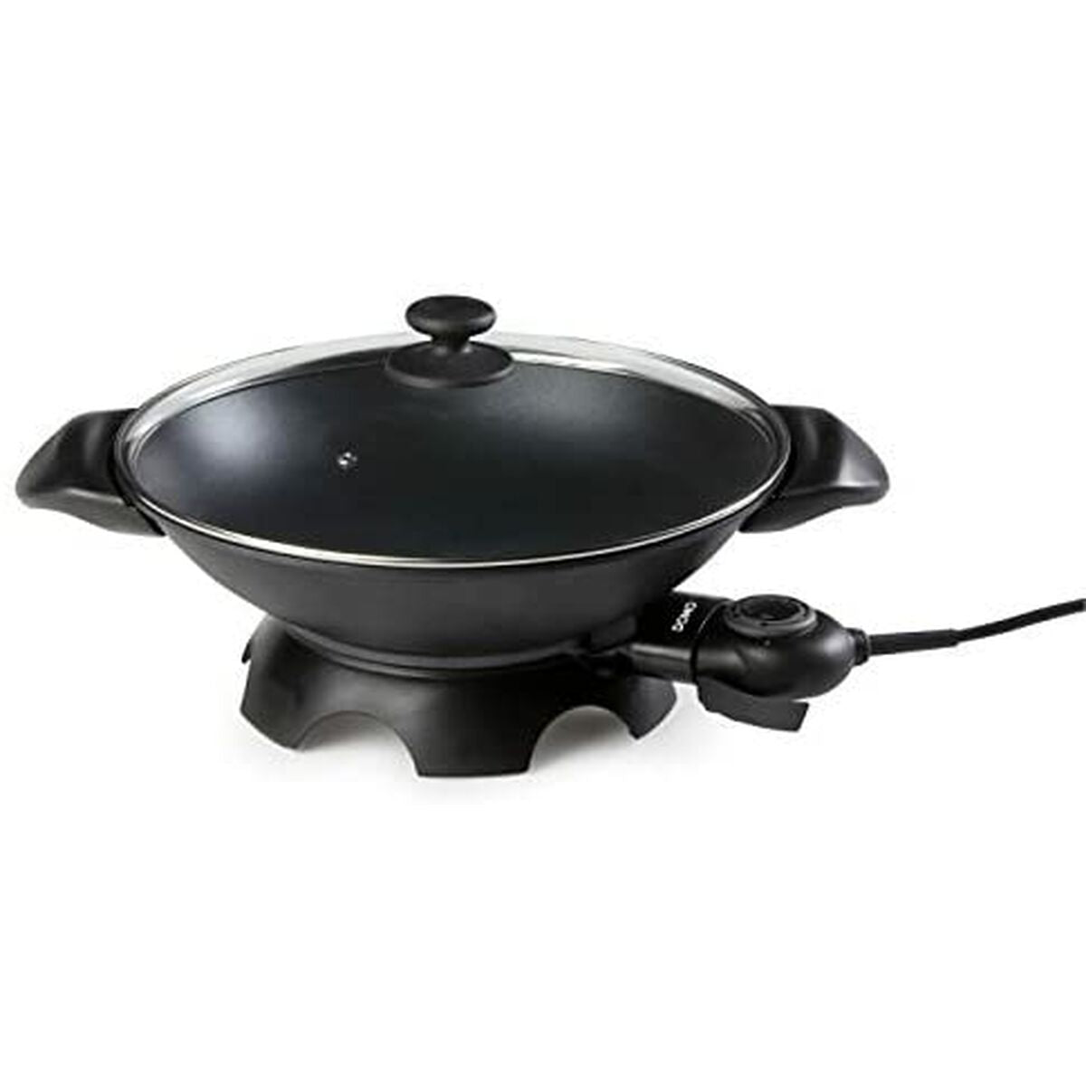 Wok Pan DOMO DO-8708W 2000 W 5 L Black-1