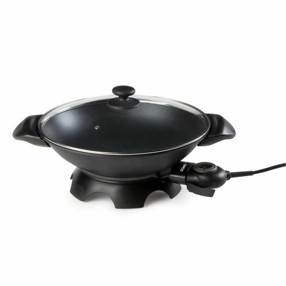 Wok Pan DOMO DO-8708W 2000 W 5 L Black-3