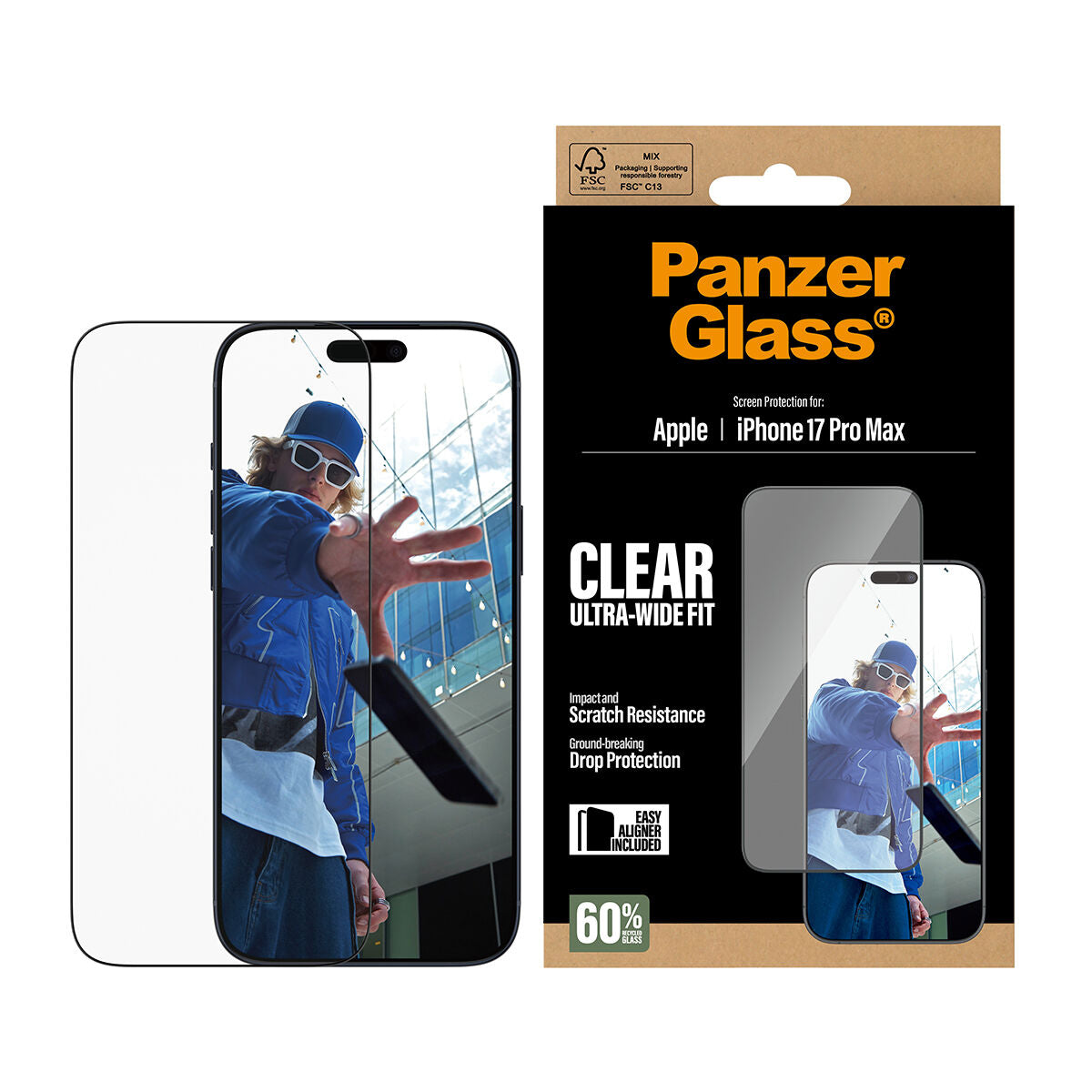 Mobile cover Panzer Glass PG43455 Black-9