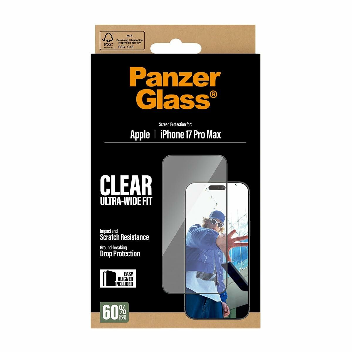 Mobile cover Panzer Glass PG43455 Black-6