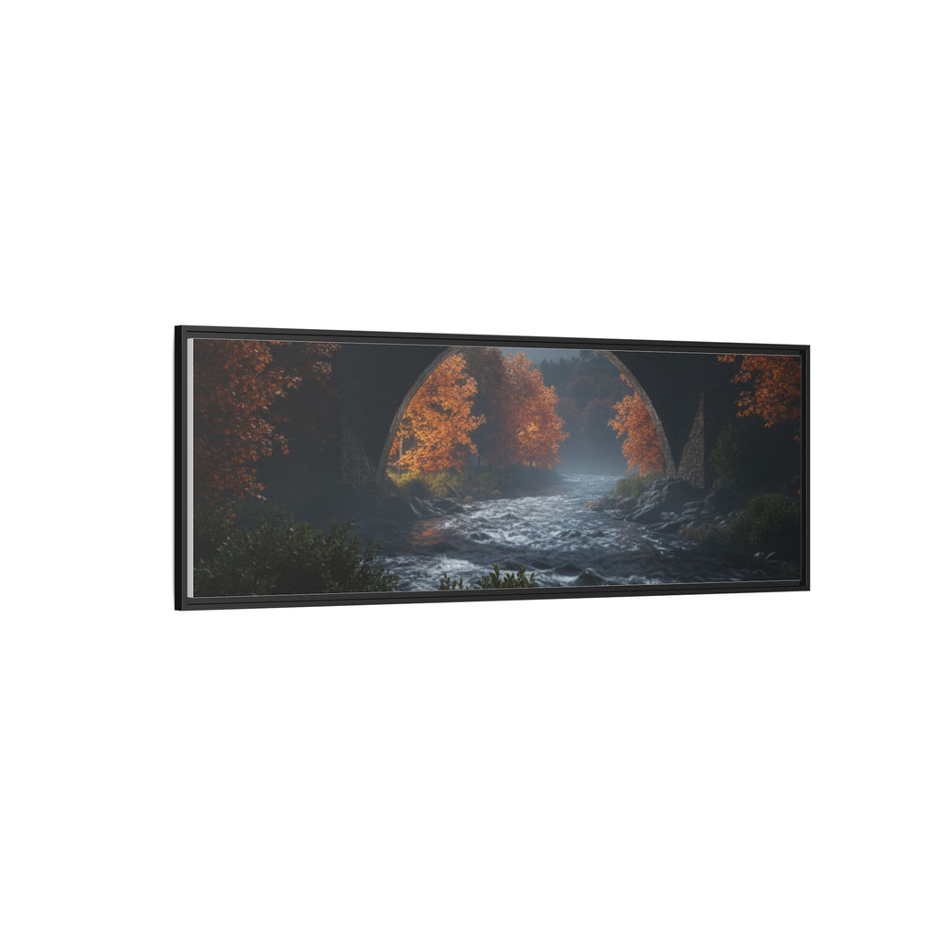Framed Matte Canvas Print — Devil's Bridge