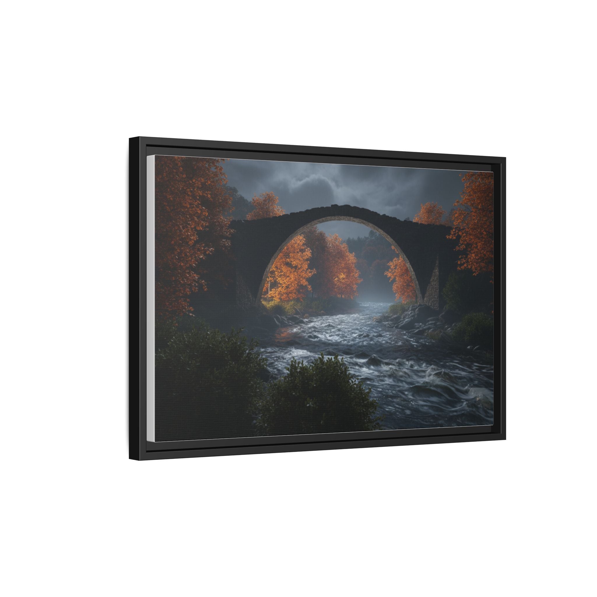 Framed Matte Canvas Print — Devil's Bridge