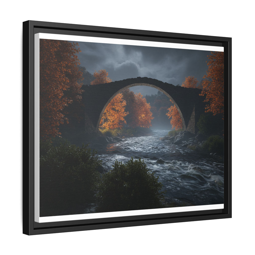 Framed Matte Canvas Print — Devil's Bridge