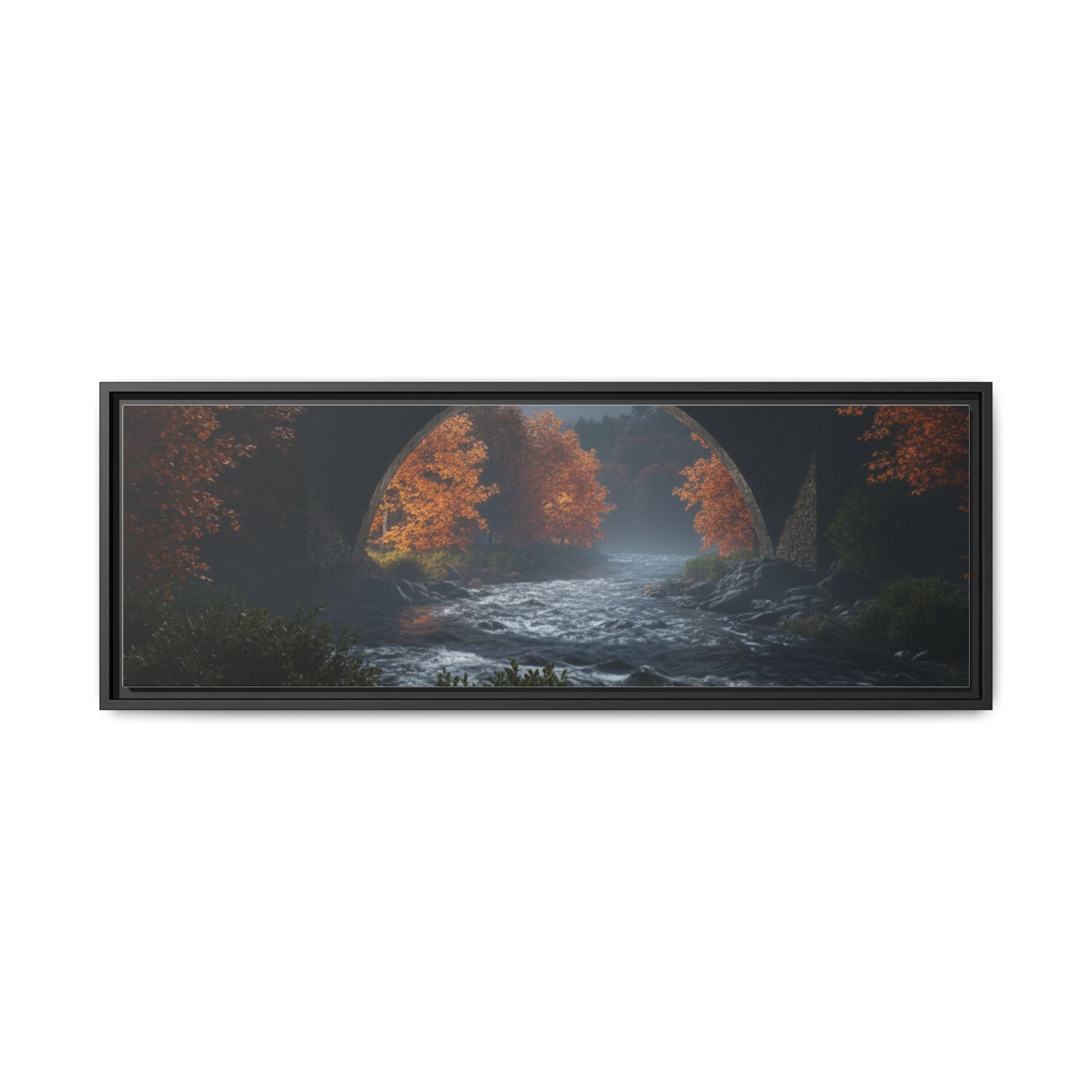 Framed Matte Canvas Print — Devil's Bridge