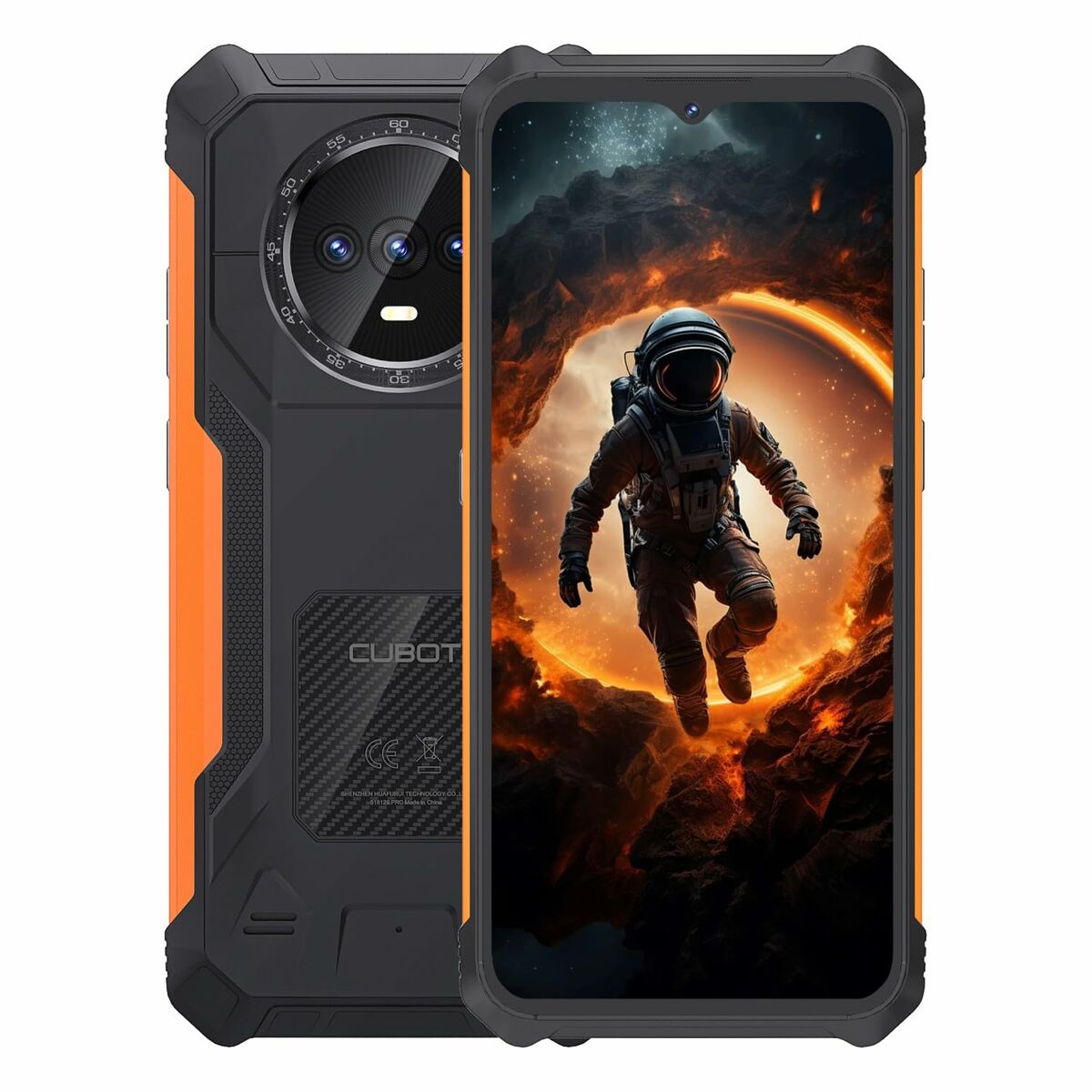 Smartphone Cubot King Kong ES 6,5" UNISOC T606 6 GB RAM 128 GB Negro , naranja-4