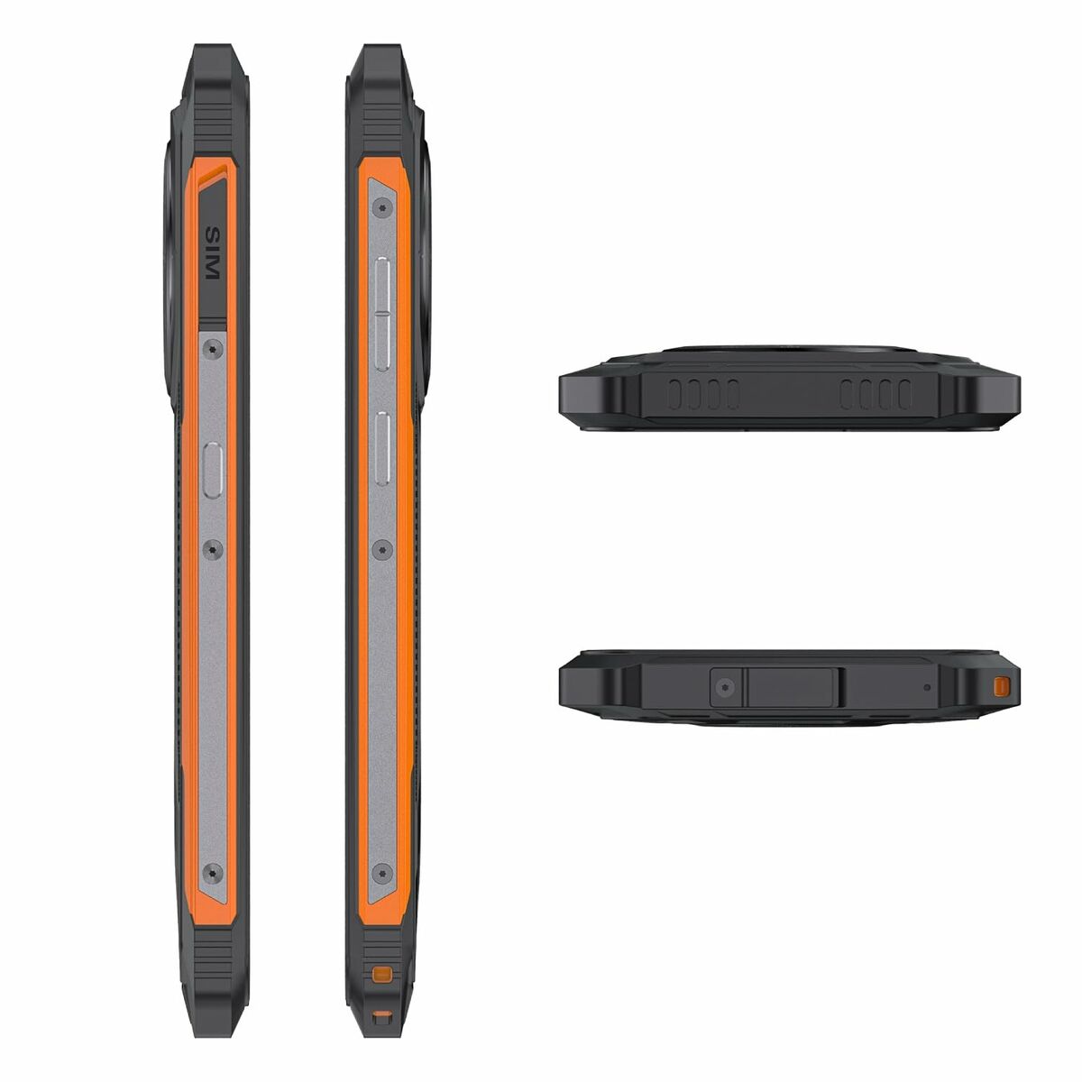 Smartphone Cubot King Kong ES 6,5" UNISOC T606 6 GB RAM 128 GB Negro , naranja-2