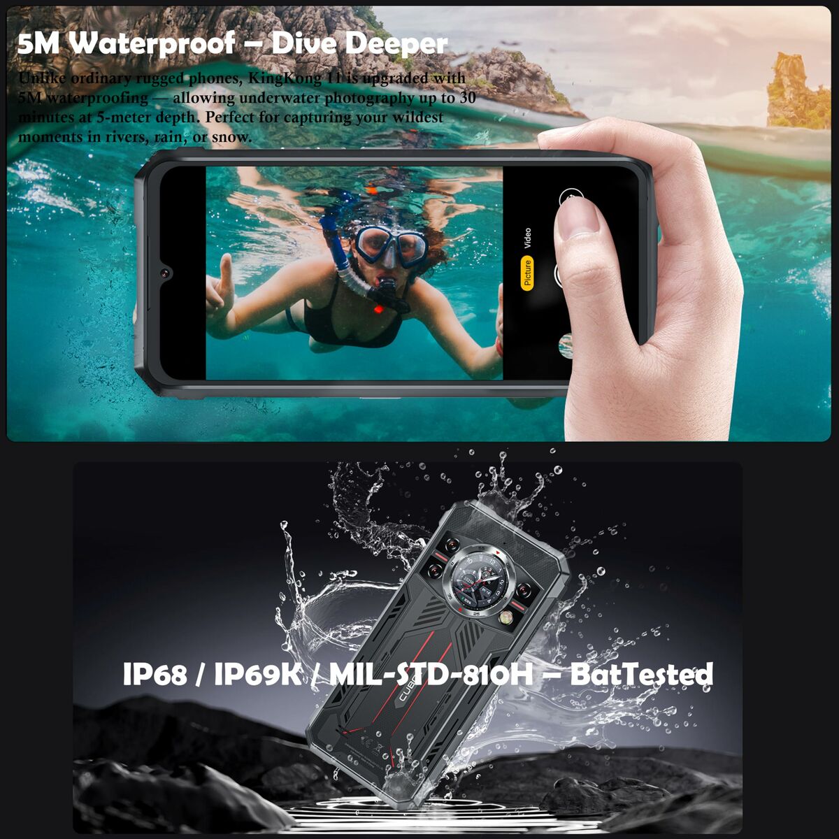 Smartphone Cubot CUBKK11BLK-1