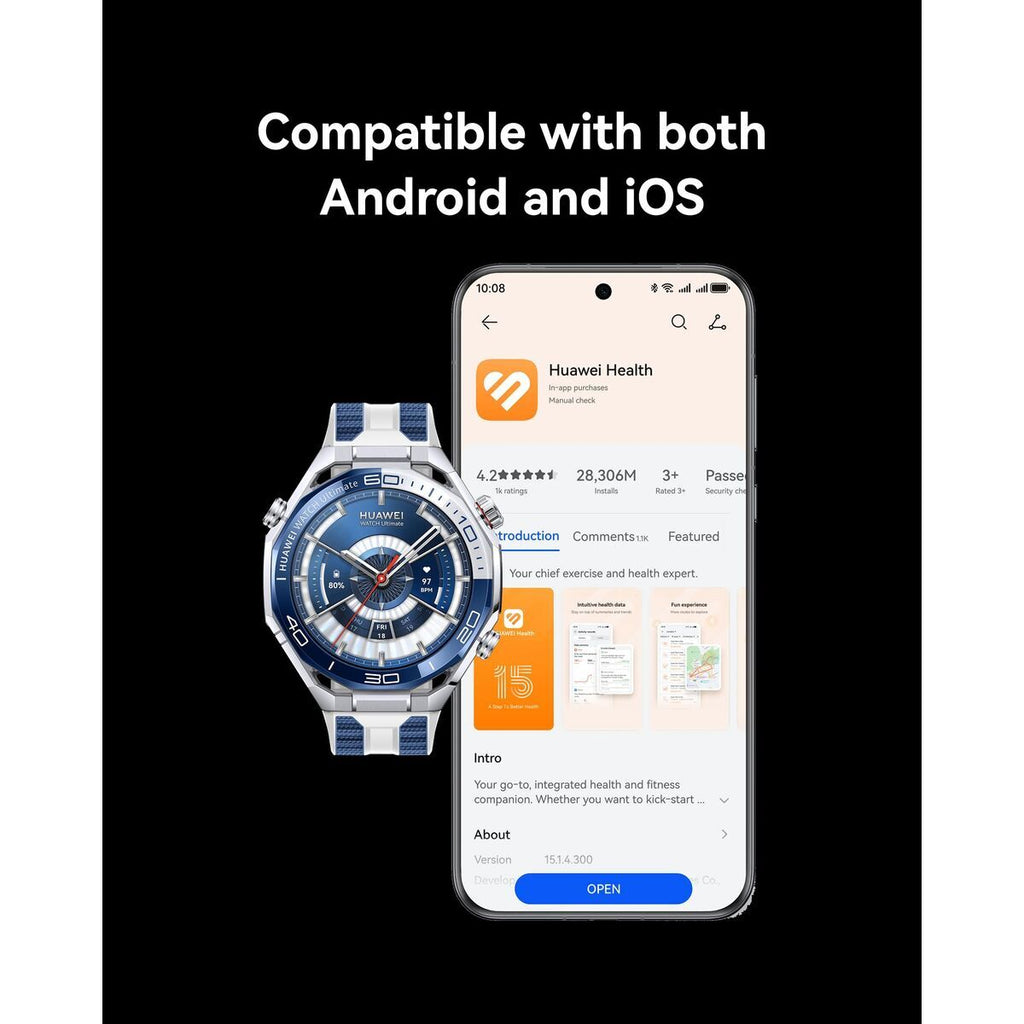 Smartwatch Huawei MCH-AL00 Black 1,5"-2