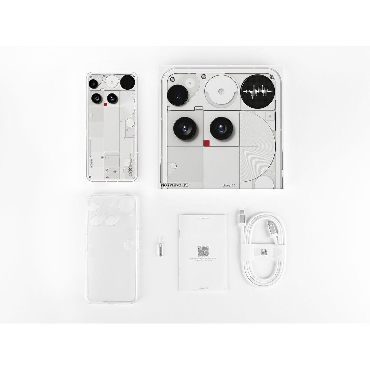 Smartphone Nothing PHONE 3 FLAGSHIP 6,67" 12 GB RAM 256 GB White-1
