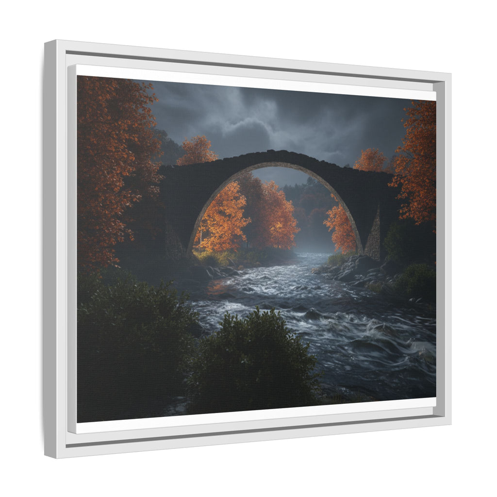 Framed Matte Canvas Print — Devil's Bridge