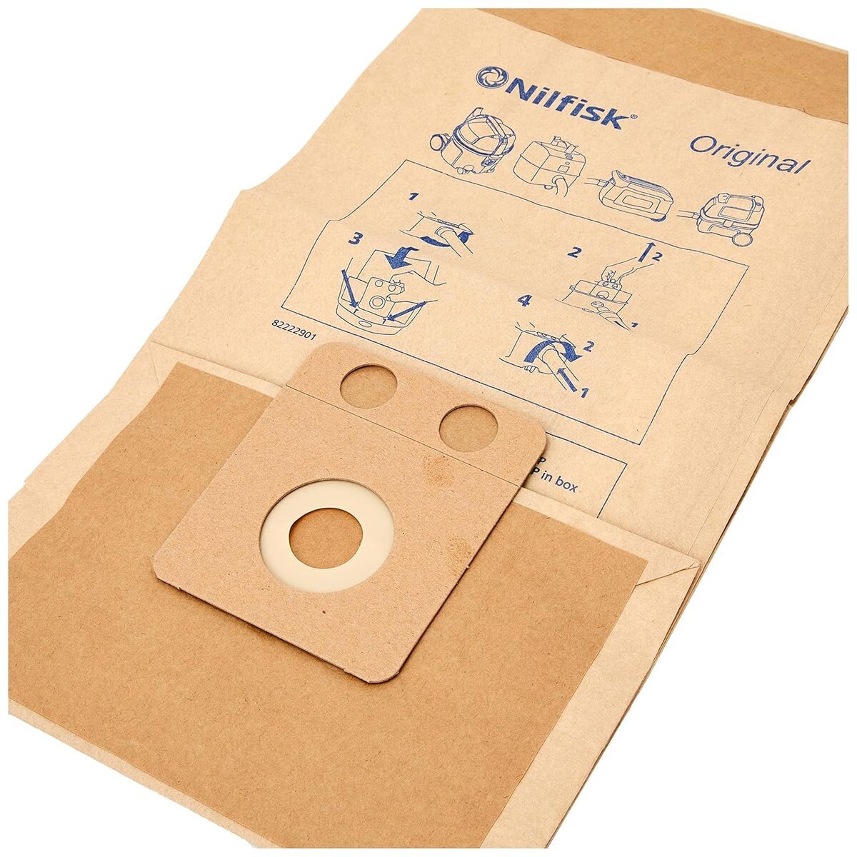 Replacement Bag for Vacuum Cleaner Nilfisk 1408618000-2