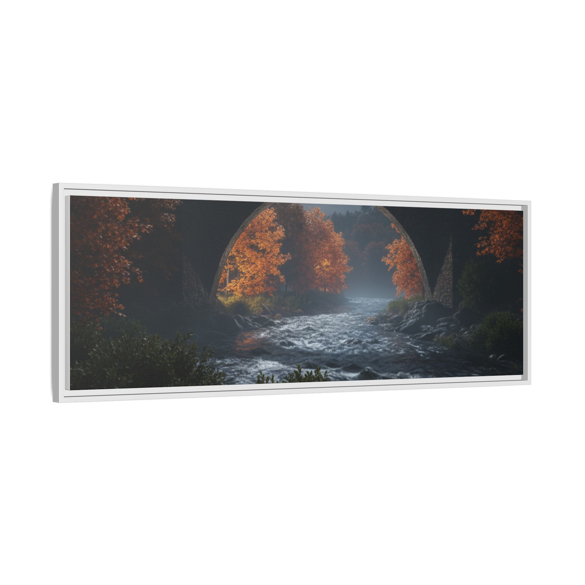 Framed Matte Canvas Print — Devil's Bridge