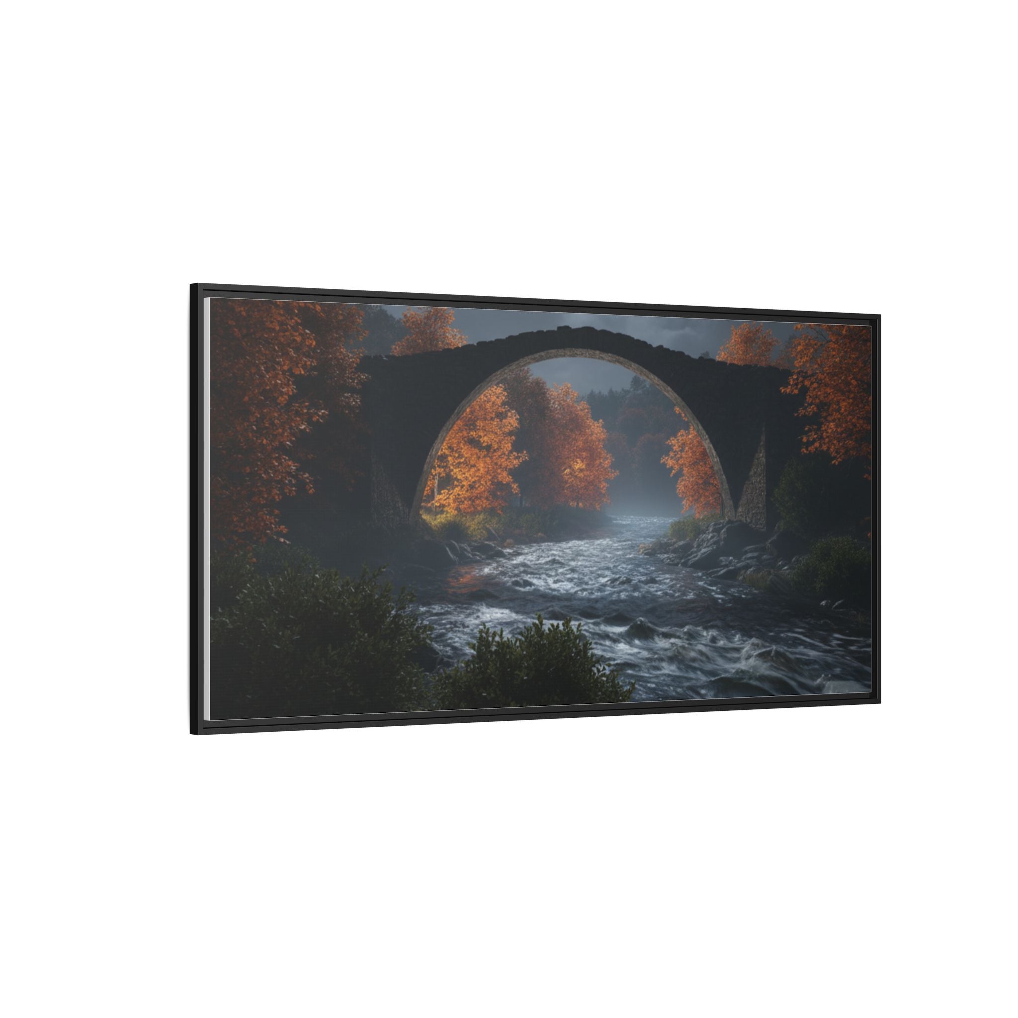 Framed Matte Canvas Print — Devil's Bridge