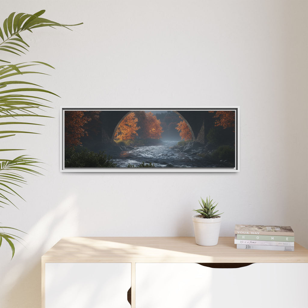 Framed Matte Canvas Print — Devil's Bridge
