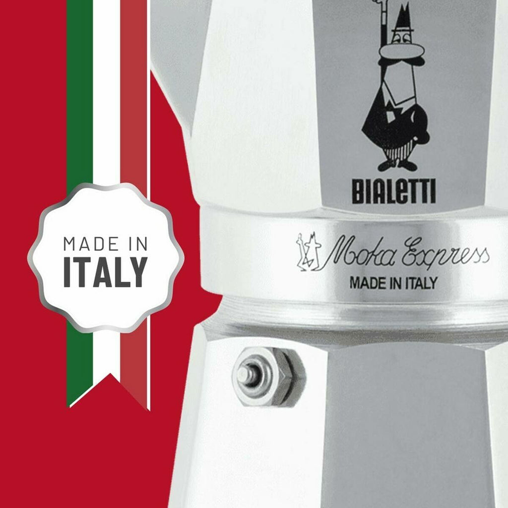 Italian Coffee Pot Bialetti 0001161 Silver 60 ml-2