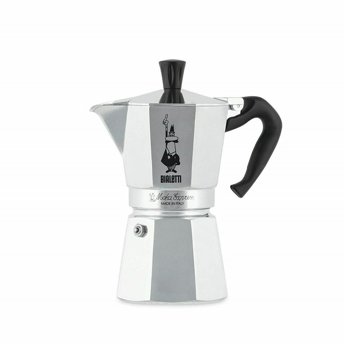 Italian Coffee Pot Bialetti 0001163 Silver Aluminium 6 Cups-2